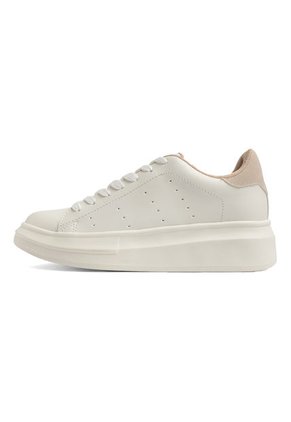 TENIS BLANCOS CON CHULO BEIGE CAROL