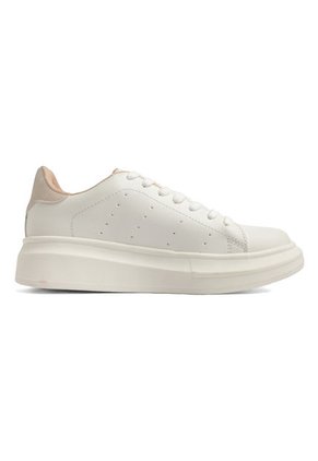 TENIS BLANCOS CON CHULO BEIGE CAROL