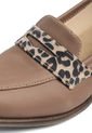ZAPATO AVELLANA CON ANIMAL PRINT BARBARA de BULL TERRIER