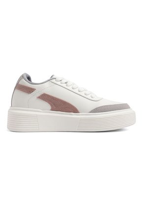 TENIS BLANCOS CON GRIS Y ROSADO ZAHARAG