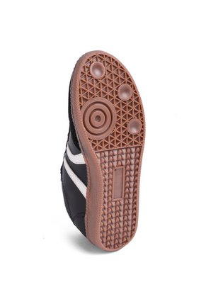 TENIS NEGROS CON APLIQUES BLANCOS PARIS