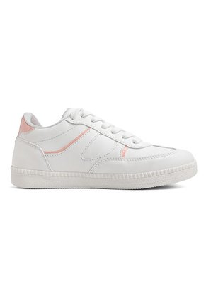 TENIS BLANCOS CON APLIQUES ROSADOS LIZZIE