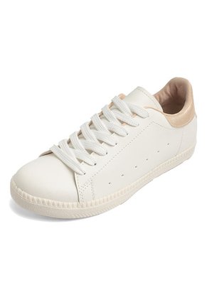 TENIS BLANCOS CON CHULO DORADO CAROL