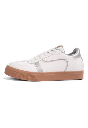 TENIS BLANCOS CON GRIS Y PLATEADO JESSIE