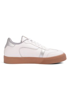 TENIS BLANCOS CON GRIS Y PLATEADO JESSIE