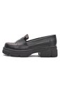 MOCASIN NEGRO CON CHAROL ANIMAL PRINT BULLTERRIER DALIS de BULL TERRIER