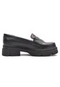MOCASIN NEGRO CON CHAROL ANIMAL PRINT BULLTERRIER DALIS de BULL TERRIER
