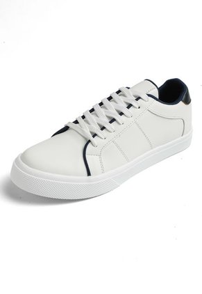 TENIS BLANCOS CON CHULO AZUL REY DAVINSON