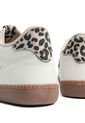 TENIS BLANCOS CON APLIQUES ANIMAL PRINT LIZZIE de BULL TERRIER