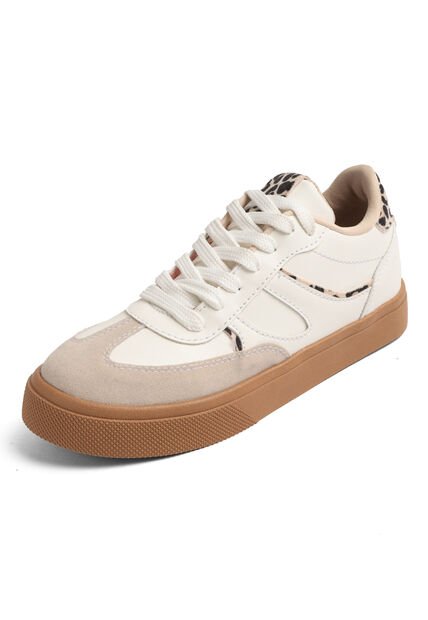 LIZZIE BULL TERRIER BLANCO/ANIMAL PRIN SCREPE 