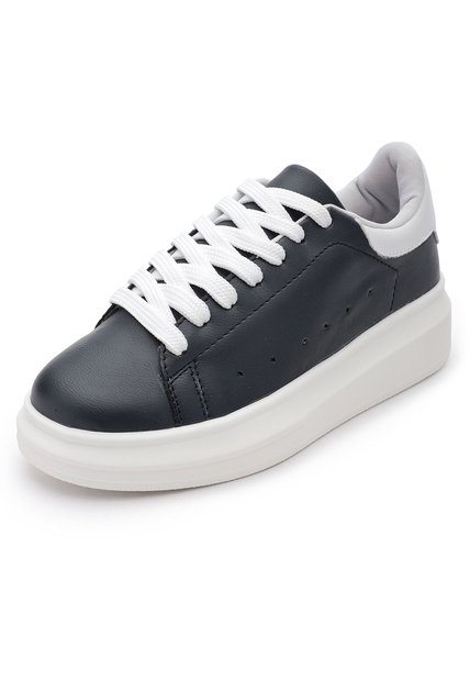 DEPORTIVO AZUL CON APLIQUE BLANCO CAROL