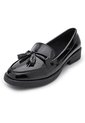 ZAPATO NEGRO CON FLECOS BULL TERRIER CORALY de BULL TERRIER