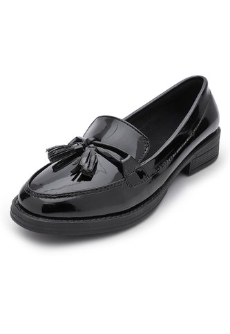 ZAPATO NEGRO CON FLECOS BULL TERRIER CORALY BULL TERRIER