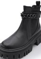 BOTIN NEGRO CON RESORTE Y HERRAJE TIFFANY de BULL TERRIER