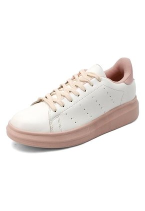 TENIS DE DAMA DEPROTIVOS COLOR BEIGEXROSA CAROLI BULL TERRIER