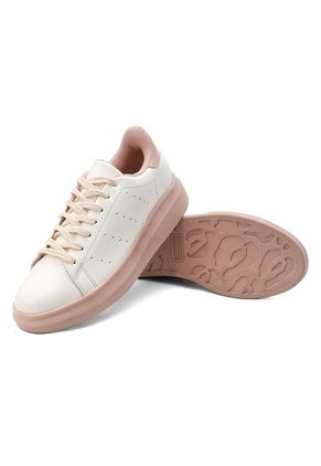 TENIS DE DAMA DEPROTIVOS COLOR BEIGEXROSA CAROLI BULL TERRIER