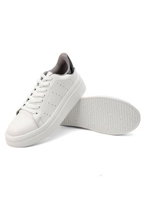 TENIS BLANCOS CON CHULO NEGRO BULL TERRIER ATILENE