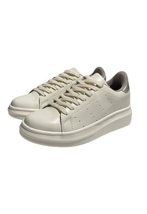 TENIS DE DAMA DEPROTIVOS COLOR BEIGEXPLATA CAROLL BULL TERRIER