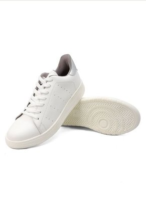 SNEAKERS PARA DAMA BLANCO BULL TERRIER ONE SMITH SILVER