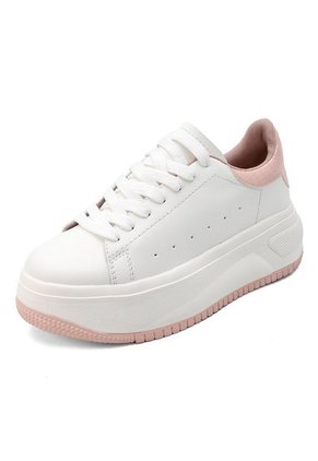 TENIS BLANCOS CON CHULO ROSADO BULL TERRIER DASHA