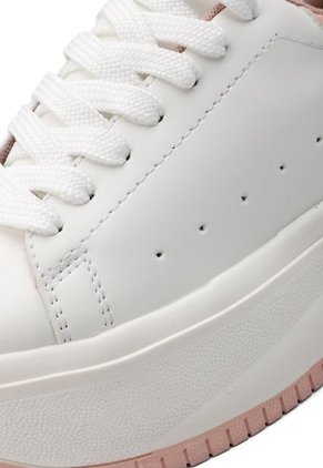 TENIS BLANCOS CON CHULO ROSADO BULL TERRIER DASHA