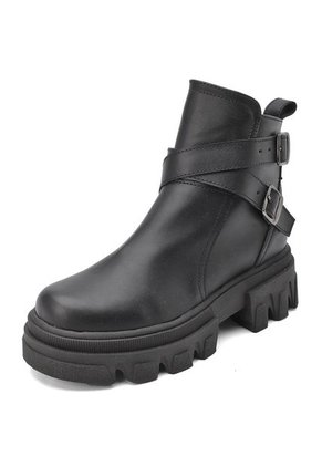 BOTA NEGRA CON HEBILLAS BULL TERRIER MALAK