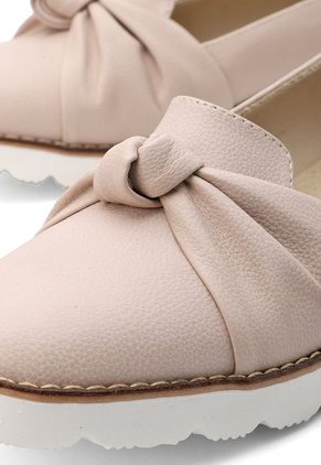 ZAPATO ROSA CON MOÑO BULL TERRIER TILLAR