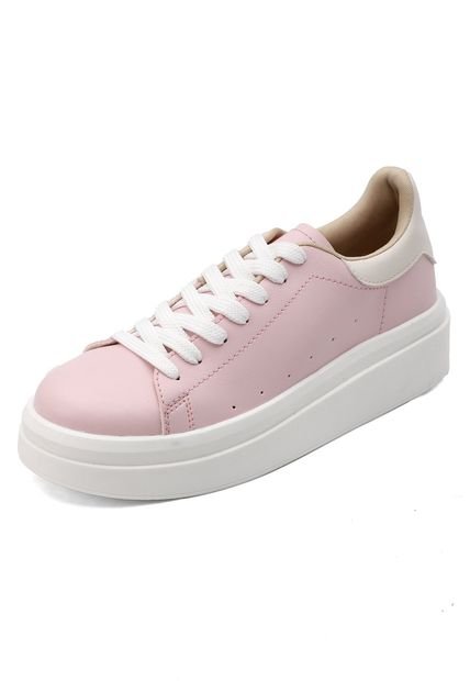 TENIS ROSADOS CON CHULO BEIGE BULL TERRIER DASHA