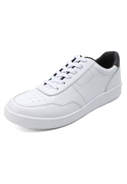 TENIS BLANCO CON CHULO NEGRO BULL TERRIER DIEGO