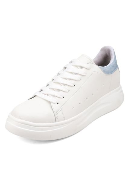 TENIS BLANCOS CON CHULO EN JEAN BULL TERRIER DASHA