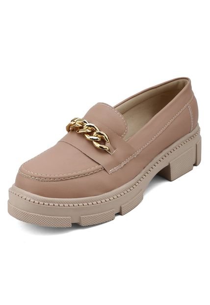 MOCASINES MAQUILLAJE CON HERRAJE DORADO BULL TERRIER BELLA