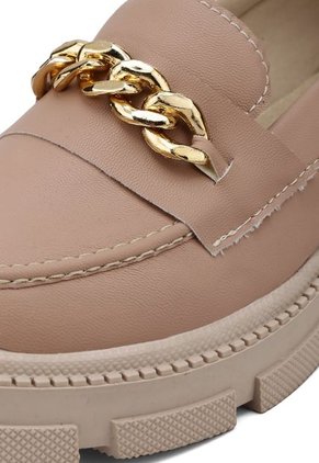 MOCASINES MAQUILLAJE CON HERRAJE DORADO BULL TERRIER BELLA