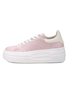 TENIS ROSADOS CON CHULO BEIGE BULL TERRIER DASHILA