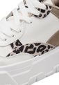 TENIS BLANCOS CON APLIQUES EN ANIMAL PRINT BULL TERRIER ANNIE de BULL TERRIER