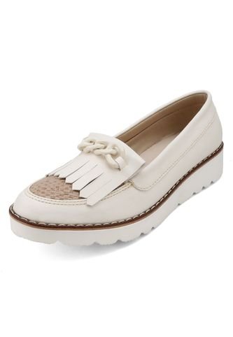 ZAPATO BEIGE CON HERRAJE COMBINADO BULL TERRIER LAIA BULL TERRIER