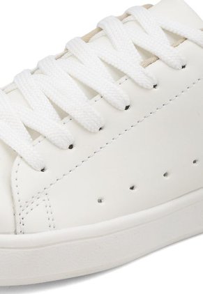 TENIS BLANCOS CON CHULO MIEL ONE SMITH