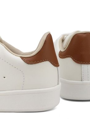 TENIS BLANCOS CON CHULO MIEL ONE SMITH