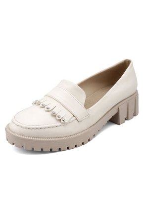 MOCASINES HUESO CON FLECOS BULL TERRIER VELA