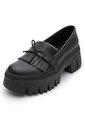 MOCASIN TIPO CUERO NEGRO BULL TERRIER CHLOE de BULL TERRIER