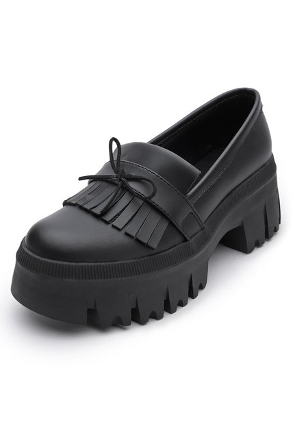 MOCASIN TIPO CUERO NEGRO BULL TERRIER CHLOE