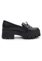 MOCASIN TIPO CUERO NEGRO BULL TERRIER CHLOE de BULL TERRIER
