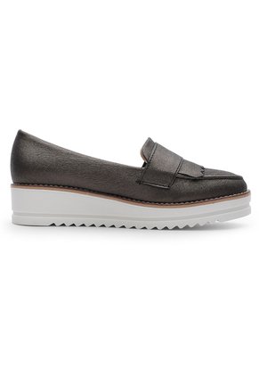 ZAPATO CAFE METALIZADO BUL TERRIER DIANA