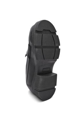 MOCASIN NEGRO CON CHAROL ANIMAL PRINT BULLTERRIER DALIS