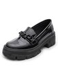 MOCASIN NEGRO CON HERRAJE BULL TERRIER SALOME de BULL TERRIER