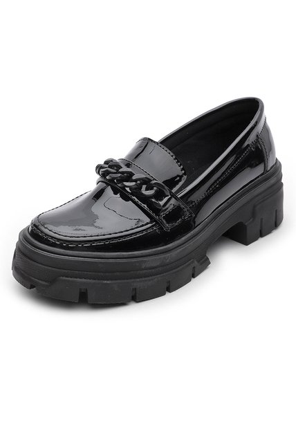 MOCASIN NEGRO CON HERRAJE BULL TERRIER SALOME
