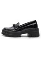 MOCASIN NEGRO CON HERRAJE BULL TERRIER SALOME de BULL TERRIER