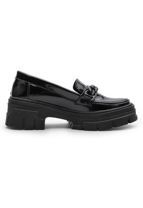 MOCASIN NEGRO CON HERRAJE BULL TERRIER SALOME