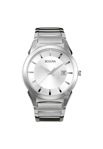 Reloj Bulova Hombre Classics. Acero Inoxidable Plateado 96B015 Bulova