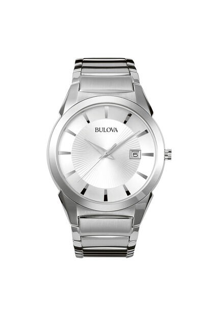 Reloj Bulova Hombre Classics. Acero Inoxidable Plateado 96B015