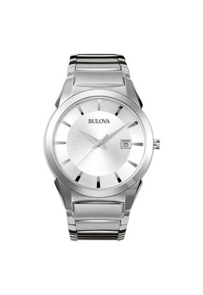 Reloj Bulova Hombre Classics. Acero Inoxidable Plateado 96B015